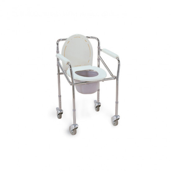 Commode Chair With Wheel - Lb 696-46